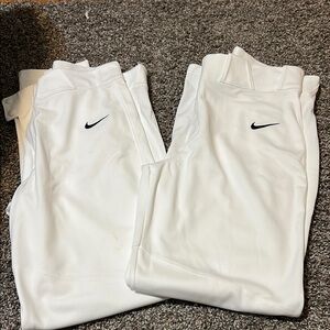 2 Nike White Baseball Pants